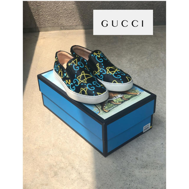 Gucci(グッチ)のGUCCI ゴースト スリッポン サイズ 6 メンズの靴/シューズ(スニーカー)の商品写真