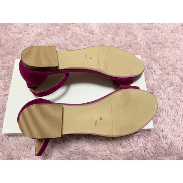 新品未使用　パープルピンク　サンダル レディースの靴/シューズ(サンダル)の商品写真