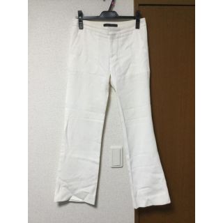 ザラ(ZARA)の春夏物 ZARA WOMAN ホワイト パンツ SかM(その他)