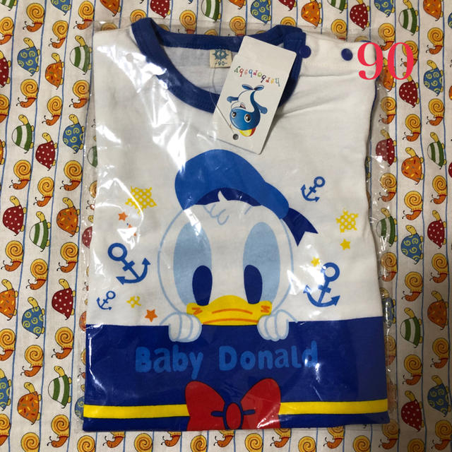 Disney(ディズニー)のドナルド♡ロンパース半袖♡90 キッズ/ベビー/マタニティのキッズ服男の子用(90cm~)(その他)の商品写真