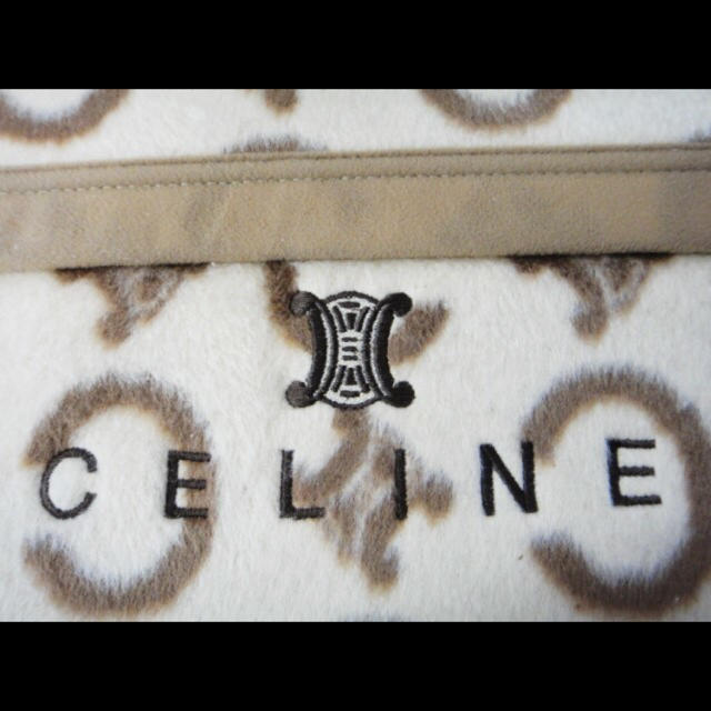 CELINE セリーヌ シルク毛布-