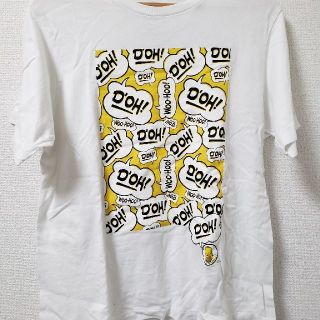 ユニクロ(UNIQLO)のTシャツ UNIQLO Lサイズ プリント ホワイト(Tシャツ/カットソー(半袖/袖なし))