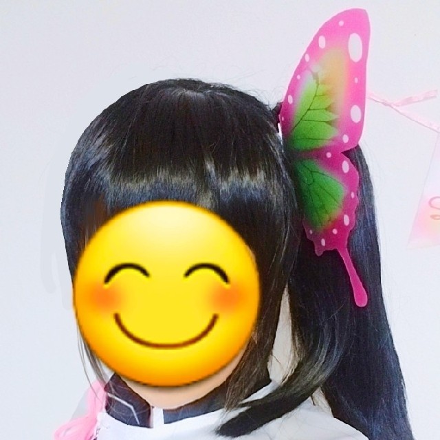 栗花落カナヲイメージ髪飾り ヘアピン 鬼滅ノ刃 コスプレ エンタメ/ホビーのコスプレ(小道具)の商品写真