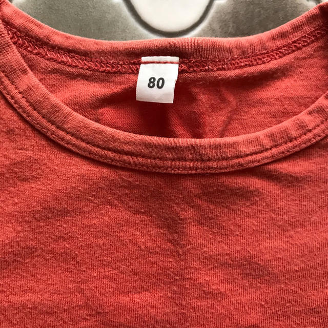 MUJI (無印良品)(ムジルシリョウヒン)の無印良品　半袖Tシャツ　80 キッズ/ベビー/マタニティのベビー服(~85cm)(Ｔシャツ)の商品写真