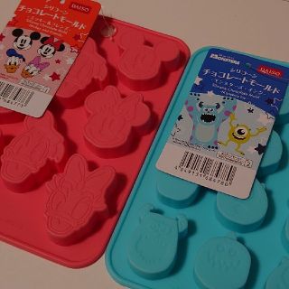 ディズニー(Disney)の♢2点♢ ダイソー ディズニー シリコーン チョコレートモールド(調理道具/製菓道具)