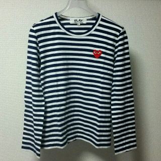 コムデギャルソン(COMME des GARCONS)のPLAY ボーダーカットソー(カットソー(長袖/七分))