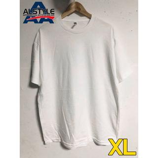 トリプルエー(AAA)のalstyle アルスタイル　6oz XL ホワイト 白　半袖 無地 Tシャツ(Tシャツ/カットソー(半袖/袖なし))