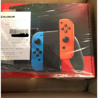 ニンテンドースイッチ(Nintendo Switch)の新品未開封　ニンテンドースイッチ 本体 (L)ネオンブルー/(R)ネオンレッド(家庭用ゲーム機本体)