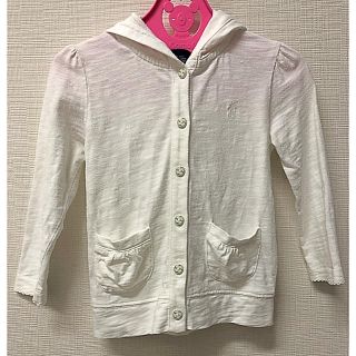 ラルフローレン(Ralph Lauren)のラルフローレン☆フード付カーディガン　18m/85cm(カーディガン/ボレロ)