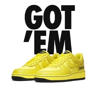 ナイキ(NIKE)のnike air force1 gtx dynamic yellow 27,5(スニーカー)