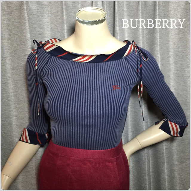 BURBERRY(バーバリー)のBURBERRY♡ケミカルリブトップス レディースのトップス(カットソー(長袖/七分))の商品写真