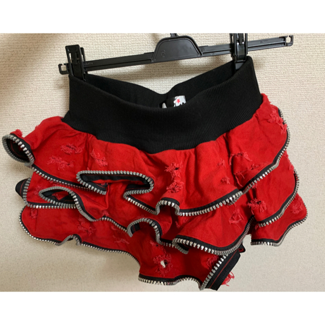 GLAVIL by tutuHA(グラビル バイ チュチュア)のグラビル フリルジップスカパン レディースのスカート(ミニスカート)の商品写真