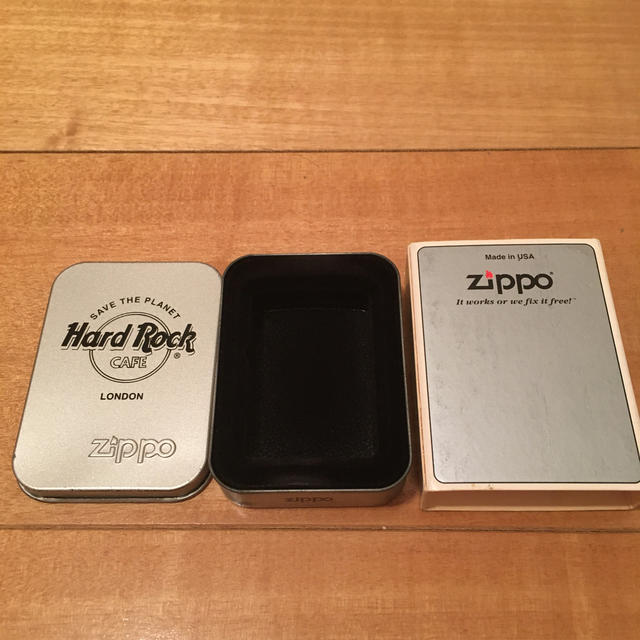 ZIPPO(ジッポー)のZippo ハードロックカフェ　空箱  メンズのファッション小物(タバコグッズ)の商品写真