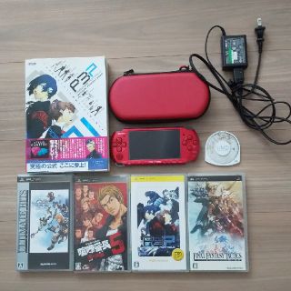 ★あこ様専用★PSP 本体 ソフト 攻略本 セット(携帯用ゲーム機本体)