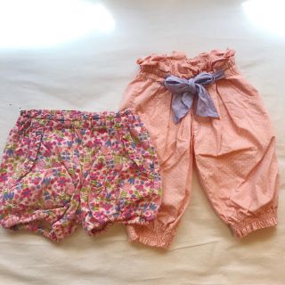 ラーゴム(LAGOM)のLAGOM パンツ　ショートパンツ　サルエル　水玉　女の子100(パンツ/スパッツ)