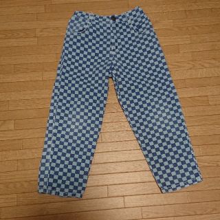 ゲス(GUESS)のGUESS 5Y＊チェック ジーンズパンツ(パンツ/スパッツ)