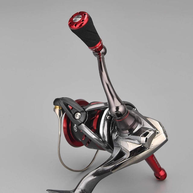 ゴメクサス パワーハンドルノブ 20mm ブラックレッド(EVA製) ２セット スポーツ/アウトドアのフィッシング(その他)の商品写真