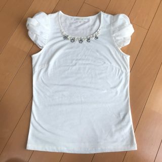 プロポーションボディドレッシング(PROPORTION BODY DRESSING)のプロポーションビジューパフスリTシャツ(Tシャツ(半袖/袖なし))