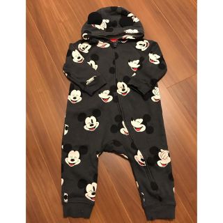 エイチアンドエム(H&M)の【H&M Mickey Mouse ボアオールインワン】(カバーオール)