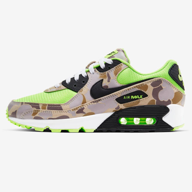 NIKE AIR MAX 90 GREEN CAMO 26.5cm靴/シューズ