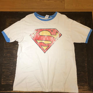 ジャンクフード(JUNK FOOD)のM ロスの人気セレブブランド、ジャンクフードのスーパーマンロゴTシャツ(Tシャツ/カットソー(半袖/袖なし))