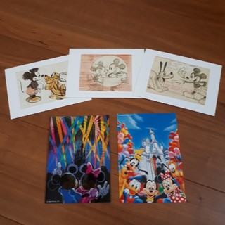 ディズニー(Disney)のかかさん専用　下の２枚のみディズニー　ポストカード(写真/ポストカード)