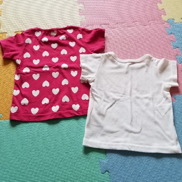 西松屋(ニシマツヤ)の西松屋　Tシャツ二枚セット キッズ/ベビー/マタニティのベビー服(~85cm)(Ｔシャツ)の商品写真