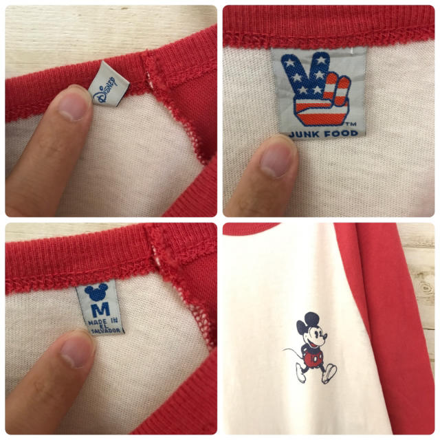 Disney(ディズニー)の【激レア】USA輸入OLDディズニー☆ミッキー半袖ビッグTシャツカットソー メンズのトップス(Tシャツ/カットソー(半袖/袖なし))の商品写真