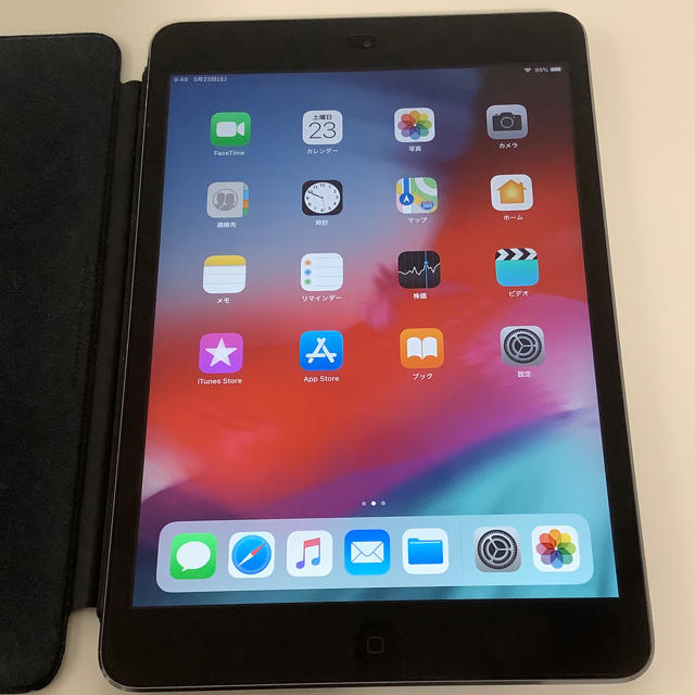 iPad mini 2 Wi-Fi版 スペースグレイ 美品　純正ケース付き