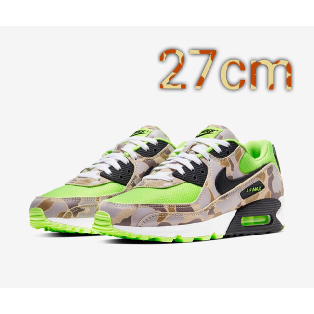 27cm NIKE AIR MAX 90 GREEN CAMO