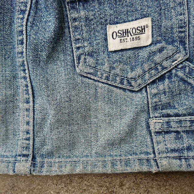 OshKosh(オシュコシュ)のオシュコシュ デニム スカート 90 キッズ/ベビー/マタニティのキッズ服女の子用(90cm~)(その他)の商品写真