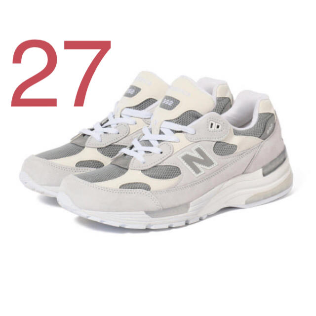 27 new balance M992NC white beams