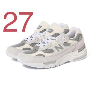 ニューバランス(New Balance)の27 new balance M992NC white beams(スニーカー)