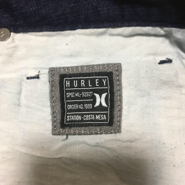 Hurley(ハーレー)のHURLEY ハーレーストレッチショートデニム Lサイズ美品 メンズのパンツ(ショートパンツ)の商品写真
