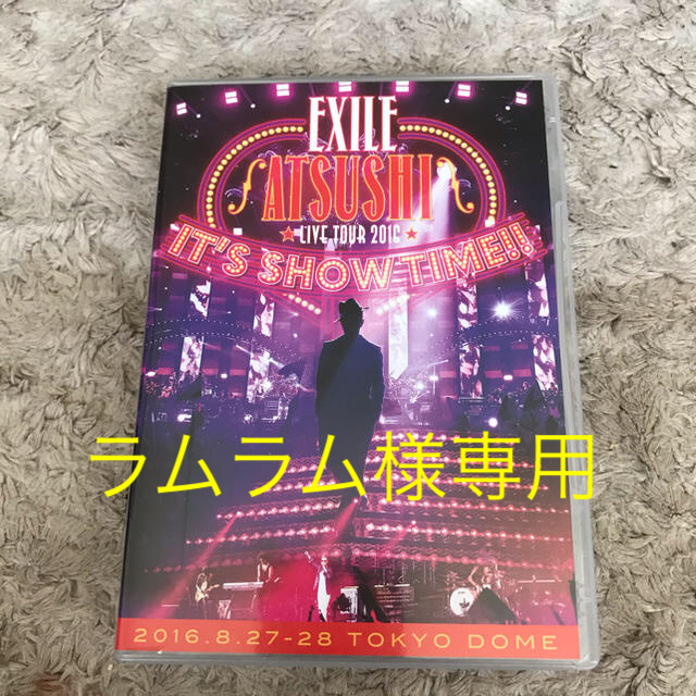 EXILE ATSUSHI LIVE TOUR　2016 DVD