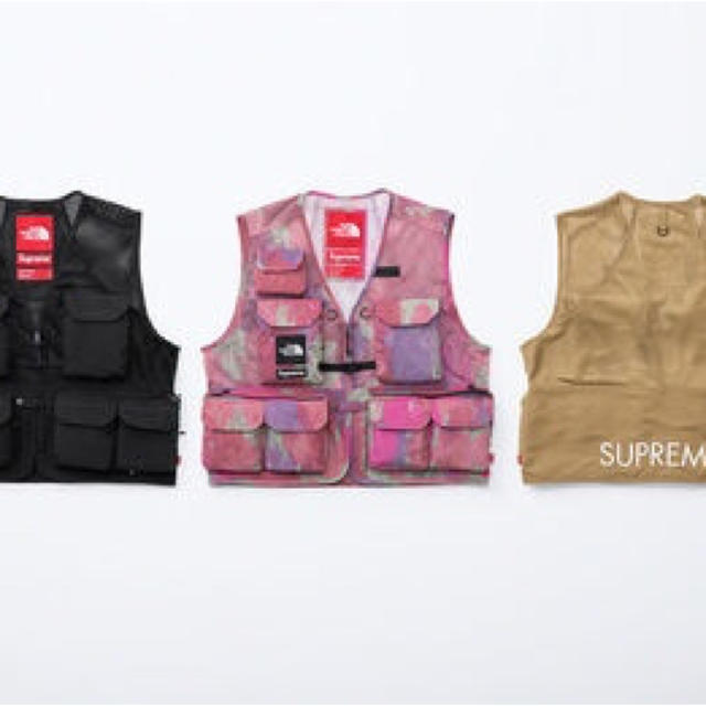 【M】supreme north face cargo vest ベスト　マルチ