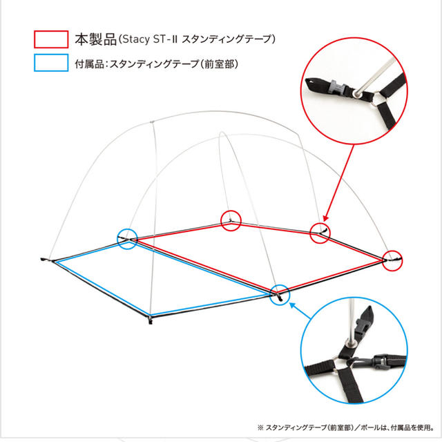 CAMPAL JAPAN   ステイシー ST スタンディングテープ 小川