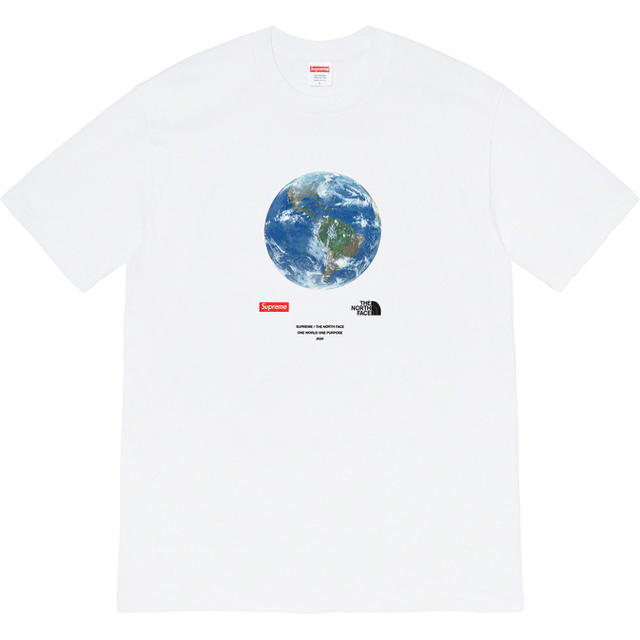 supreme north face one world tee M