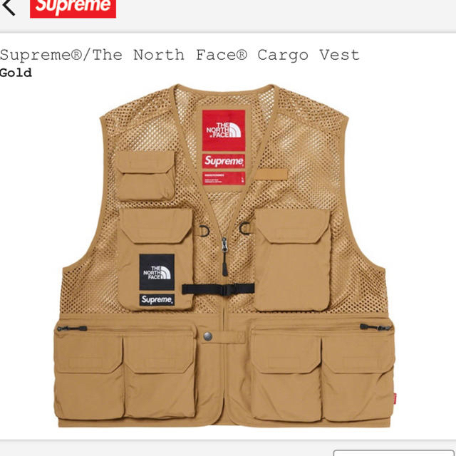 Supreme(シュプリーム)のSupreme The North Face Cargo Vest  Sサイズ メンズのトップス(ベスト)の商品写真