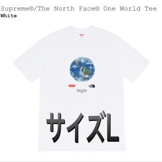 シュプリーム(Supreme)のsupreme/north face  world tee ワールドTシャツ(Tシャツ/カットソー(半袖/袖なし))