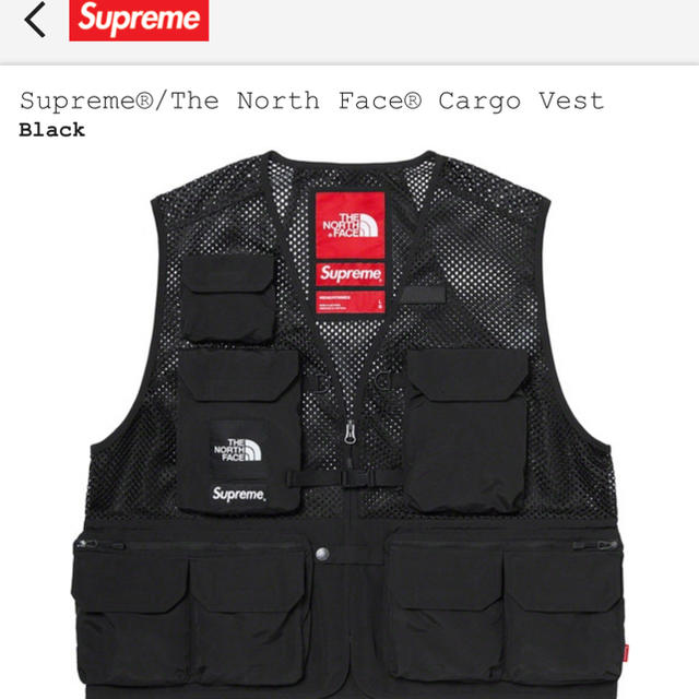 Supreme The North Face Cargo Vest S