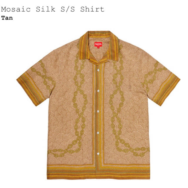 supreme Mosaic Silk S/S Shirt【送料無料】