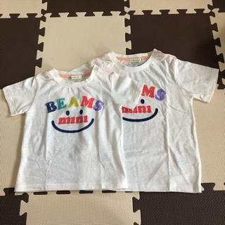 ビームス(BEAMS)の洗濯のみ☆BEAMS mini Tシャツ2枚セット 120cm＆100cm(Tシャツ/カットソー)