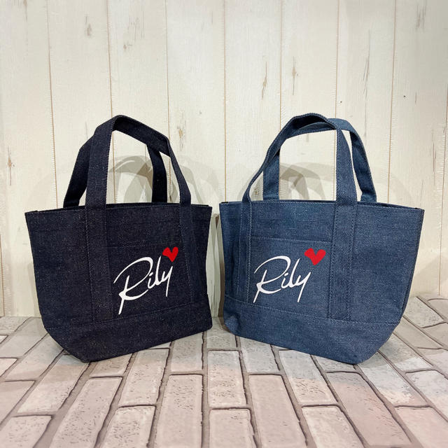 RILY トートバッグ ライトブルーの通販 by あっぷる|ラクマ