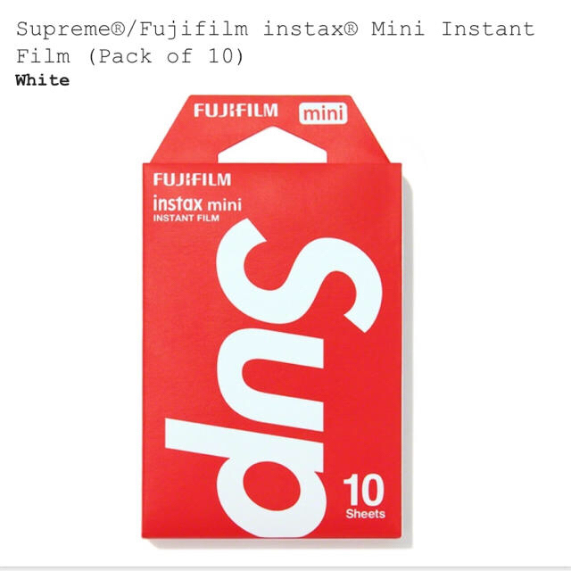 Supreme - 2セット +2枚 Supreme チェキ ステッカー Fujifilm の通販 ...