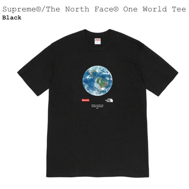 Supreme(シュプリーム)のsupreme the north face One World Tee メンズのトップス(Tシャツ/カットソー(半袖/袖なし))の商品写真