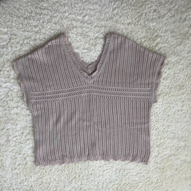 GU(ジーユー)の透かし編みニット レディースのトップス(ニット/セーター)の商品写真