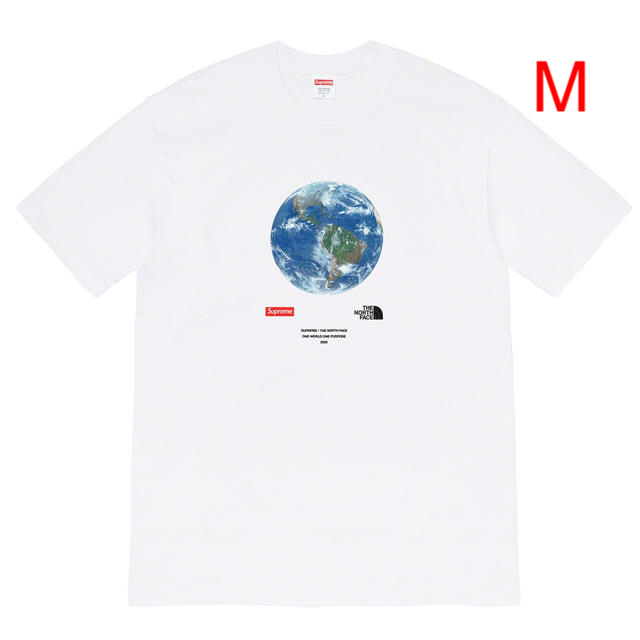 Supreme The North Face One World Tee  白M