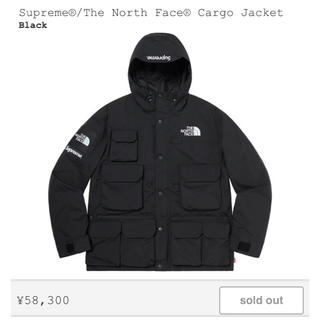 シュプリーム(Supreme)のsupreme north face cargo jacket 黒M(マウンテンパーカー)
