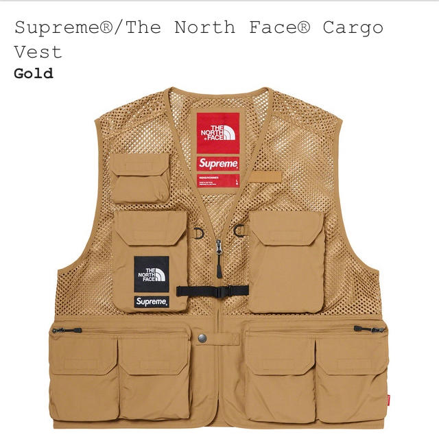 Supreme(シュプリーム)のSサイズ　　supreme north face ベスト vest cargo メンズのトップス(ベスト)の商品写真